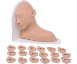 Modello avanzato for esame dell'orecchio, modello anatomico for l'ispezione e il trattamento delle lesioni dell'orecchio for allenamento multifunzionale, modelli didattici