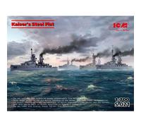 Modello Barca Kaiser's Steel Fist |ICM|S.021| 1:700 Modello Carro Promozionale