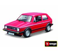Die cast 1/24 Modellino Auto Volkswagen Golf MKI GTI Red 1979 by Burago