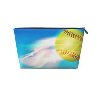 Modello blu di tennis del fuoco, Borsa da toilette Borsa per trucco Borsa per cosmetici Borsa da toilette da viaggio portatile