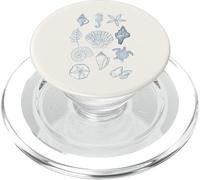 Modello Blu Estate Beachy Conchiglie PopSockets PopGrip per MagSafe