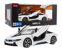 Modello BMW i8 radiocomandato 1:14 bianco di RASTAR, 2,4 GHz