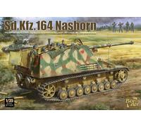 Modello Border 1/35 Sd.Kfz. 164 Nashorn Early/Comando Con 4 Figure