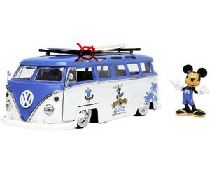 Modello Bus MICKEY MOUSE Figura TOPOLINO 1/24 LEGGERMENTE DANNEGGIATO Jada Toys