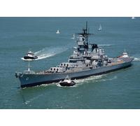 Modello Caccia Gigante 1/96 USS Iowa (BB61) Nave Battleship Piano, Template 111"