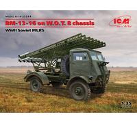 Modello Camion BM-13-16 Su W.O.T. 8 Telaio WWII Sovietico MLRS ICM 35591 1/35