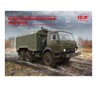 Modello Camion Sovietico A Sei Ruote Con Rifugio Icm |35002| 1:35