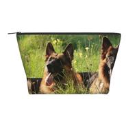 Modello cane pastore tedesco, Borsa da toilette Borsa per trucco Borsa per cosmetici Borsa da toilette da viaggio portatile