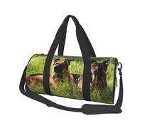Modello cane pastore tedesco, Borsone da viaggio di grande capacità Borsa rotonda Borsa da viaggio sportiva Borsa da viaggio Borsa da fitness