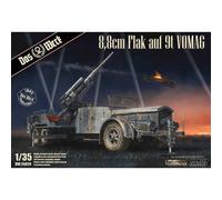 Modello Canon 8,8 Cm Flak Su Un 9t Vomag |DAS WERK|35024|1:35