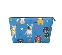 Modello carino cane Labrador, Borsa da toilette Borsa per trucco Borsa per cosmetici Borsa da toilette da viaggio portatile