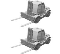 Modello Carrello Elevatore per Architettura Diorama Scala 1:50 1:100 Toy