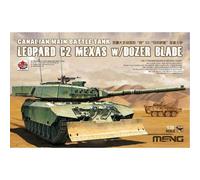 Modello Carro Armato Leopard C2 Mexas Con Lama Dozer Meng Ts