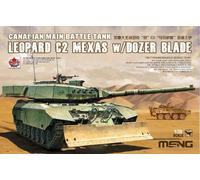 Modello Carro Armato Leopard C2 Mexas Con Lama Dozer Meng Ts