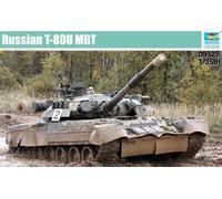 Modello Carro Armato Russo T-80U MBT Trumpeter 09525 1/35