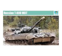 Modello Carro Armato Russo T-80U MBT Trumpeter 09525 1/35