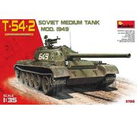 Modello Carro Armato T-54-2 Sovietico Medio. Mod 1949 Miniart 37012 1/35