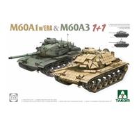 Modello Carro M60A1 Con Era E M60A3 1 + 1 Takom |5022| 1:72