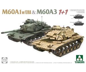 Modello Carro M60A1 Con Era E M60A3 1 + 1 Takom |5022| 1:72