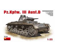 Modello Carro Pz.Kpfw.III Ausf.D Miniart 35169 1/35 Modello Carro Promo