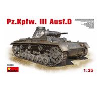 Modello Carro Pz.Kpfw.III Ausf.D Miniart 35169 1/35 Modello Carro Promo