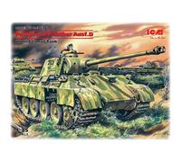 Modello Carro Pz.Kpfw.V Panther Ausf.D Wwii Carro Tedesco Icm 35361 1/35