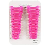 Modello Cartella 26PCS Morbido Riutilizzabile Plastica Smalto Stencil Overflow Wrap Nail o 10 Dimensioni Unghie Per Nail Art Pittura StampingFashion Design