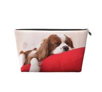 Modello Cavalier King Charles Spaniel, Borsa da toilette Borsa per trucco Borsa per cosmetici Borsa da toilette da viaggio portatile