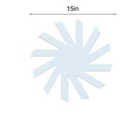 Modello cesto a spirale tessuto Illusion of Intricate design 8 pollici