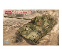 Modello Char Panther Ii Prototipo Piano Di Design Hobby Divertente 35A012 1/35