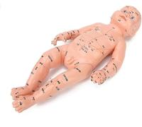 Modello cinese di agopuntura umana, modello di agopuntura pediatrica della medicina, modello del corpo umano meridiano insegnamento bambola di addestramento con simulazione agopuntura del bambino. ?
