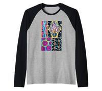 Modello Collage Art Deco e Art Nouveau Maglia con Maniche Raglan