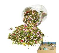 Modello colorato in polvere di alberi, modello Lowland in miniatura | Colorato versatile decorazione artigianale forniture paesaggistiche dall'aspetto naturale per decorazioni festival progetti