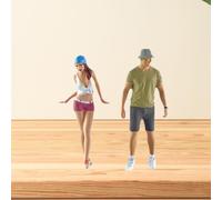Modello con figure maschili e femminili in scala 2x 1/64 per il micro