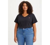 Modello con scollo a V Perfect (plus) Nero / Caviar levi > clothing > women > tops > t > shirts