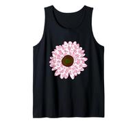 modello con stampa mucca Rosato - fiore rosa Modello mucca Canotta