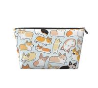 Modello Corgi, Borsa da toilette Borsa per trucco Borsa per cosmetici Borsa da toilette da viaggio portatile
