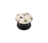 Modello Cottagecore del fiore rosa del rovo della mora PopSockets PopGrip Adesivo
