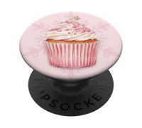 Modello Cupcake Rosa Natale PopSockets PopGrip Adesivo