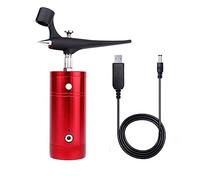 Modello da colorare Strumento di spruzzatura Elettrico Pennarello Portatile Set di Pompe d'Aria Pistola for ossigenatore di Bellezza for Torte Ampia Applicazione(Red mainframe+Marker)