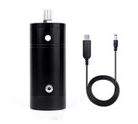 Modello da colorare strumento di spruzzatura elettrico pennarello portatile set pompe d'aria pistola for ossigenatore bellezza for torte Controllo Preciso(Black)