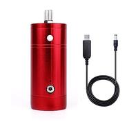 Modello da colorare strumento di spruzzatura elettrico pennarello portatile set pompe d'aria pistola for ossigenatore bellezza for torte Controllo Preciso(Red)