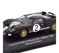 MODELLO DA CORSA IN LEGA 1/43 PER FORD WINNER GT40 MK II 1966 Le Mans Championship Car Collection Ornamento Giocattolo in Metallo Giocattoli Metal Vehicles non RC