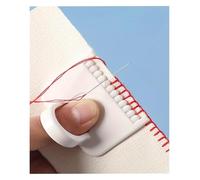 Modello da cucito integrato in 2 pezzi, guida di spaziatura di 3 mm per punti dritti e curvi uniformi su tessuti e lavori in pelle, senza parti perse