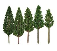 Modello decorativo alberi di pino per costruzione e layout paesaggio confezione