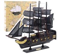 Modello decorativo della nave pirata Perla Nera 40x35cm
