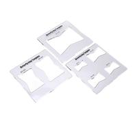 Modello decorativo per router per la lavorazione del legno, kit di modelli per intarsi a farfalla trasparenti Marcature incise a per mobili in legno