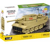 Modello del carro armato Tiger I 131 di mattoncini COBI