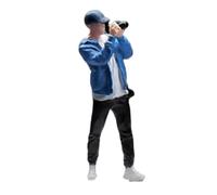 Modello del fotografo - Figura in miniatura Modello 1/64 Skala MiniaCaracter Display giocattolo | Persone realistiche figurano scene bambole di decorazioni per la decorazione della scrivania interiore