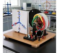 Modello del generatore di CC di CA, dimostrazione dell'alimentazione elettrica elettromagnetica per l'educazione della fisica